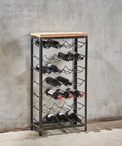 Nkuku Storage & Shelving Obra Industrial Wine Rack - Large