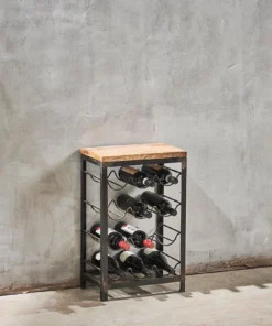 Nkuku Obra Industrial Wine Rack - Small Storage & Shelving