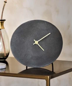 Nkuku Okota Standing Clock - Black Home Accessories