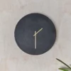 Nkuku Okota Wall Hung Clock - Black Home Accessories
