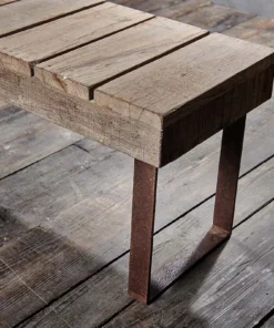 Nkuku Oso Wooden Bench - 220cm Garden Furniture