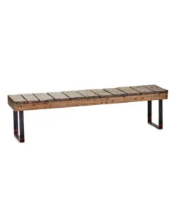 Nkuku Oso Wooden Bench - 220cm Garden Furniture