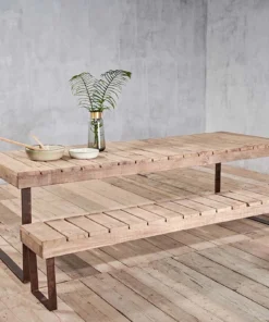 Nkuku Oso Wooden Dining Table - 220cm Kitchen & Dining Room