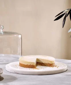 Nkuku Ovah Marble Cake Dome - White New Arrivals