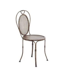 Nkuku New Arrivals Parwaha Iron Bistro Chair