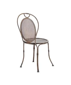 Nkuku New Arrivals Parwaha Iron Bistro Chair