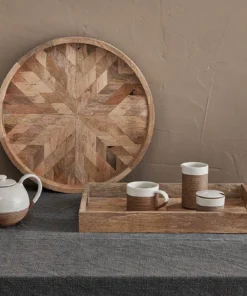 Nkuku Pawi Mango Wood Tray Rectangle Serveware