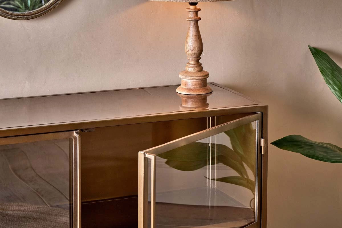 Nkuku Living Room Ranchi Iron Sideboard 5 Nkuku Living Room Ranchi Iron Sideboard