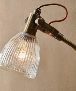 Nkuku Rarni Table Lamp - Antique Brass