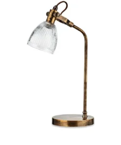 Nkuku Rarni Table Lamp - Antique Brass