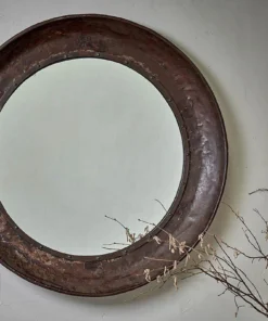 Nkuku Home Accessories Reclaimed Iron Tray Mirror