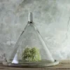 Nkuku Serveware Recycled Glass Conical Dome