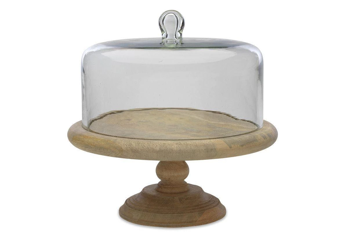 Nkuku Serveware Recycled Glass Dome Cake Stand 4 Nkuku Serveware Recycled Glass Dome Cake Stand