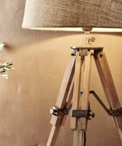 Nkuku Living Room Ronga Tripod Table Lamp