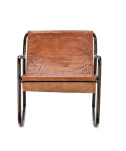 Nkuku Living Room Sagari Leather Rocking Chair