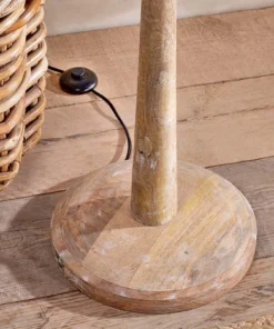 Nkuku Sahar Mango Wood Floor Lamp New Arrivals