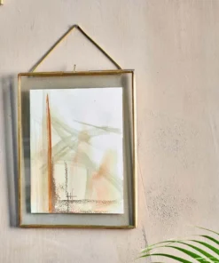 Nkuku Sambas Kiko Brass Frame - Portrait Home Accessories