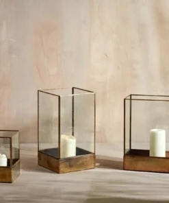 Nkuku Home Accessories Sampara Storm Lantern - Tall