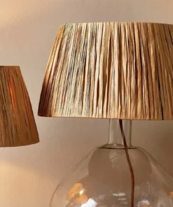 Nkuku New Arrivals Sandesh Raffia Lampshade