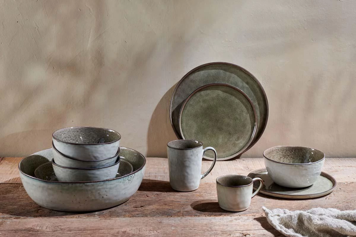 Nkuku Simi Bowl - Moss Green Tableware 5 Nkuku Simi Bowl - Moss Green Tableware