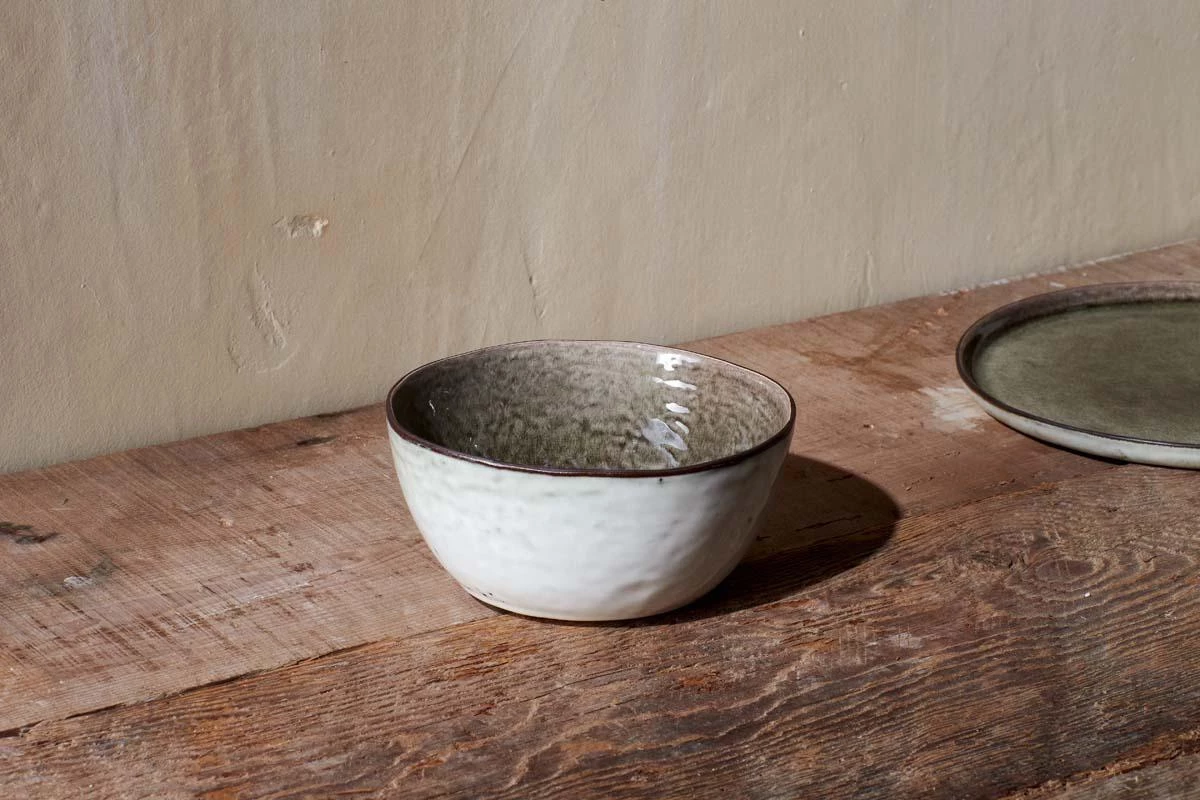 Nkuku Simi Bowl - Moss Green Tableware 3 Nkuku Simi Bowl - Moss Green Tableware