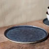 Nkuku Simi Dinner Plate - Deep Blue Tableware 1 Nkuku Simi Dinner Plate - Deep Blue Tableware
