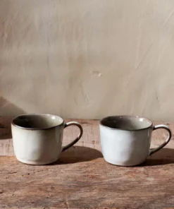 Nkuku Simi Mug - Moss Green - Small (Set Of 2)