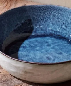 Nkuku Simi Serving Bowl - Deep Blue - Small