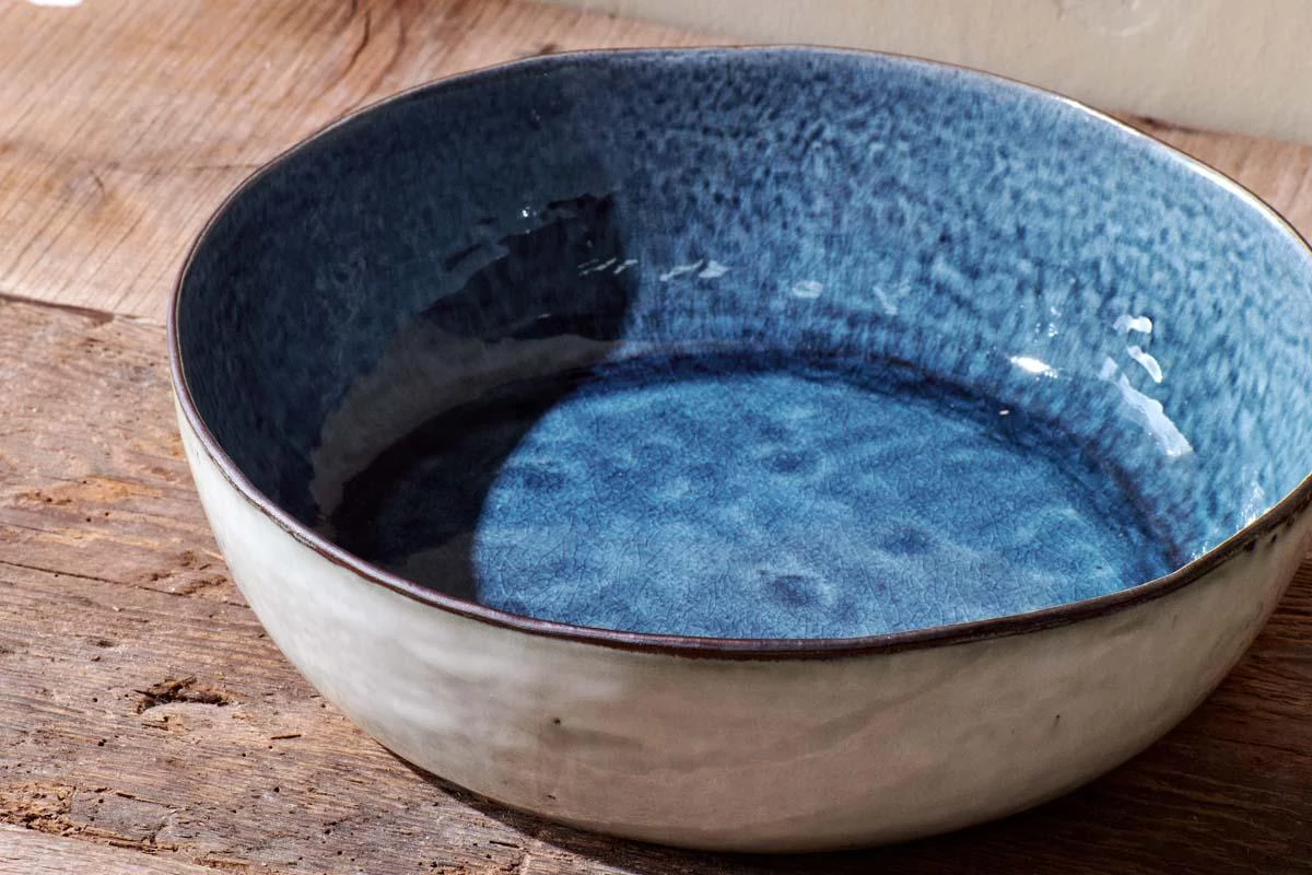 Nkuku Simi Serving Bowl - Deep Blue - Small 4 Nkuku Simi Serving Bowl - Deep Blue - Small