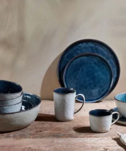 Nkuku Simi Serving Bowl - Deep Blue - Small 8 Nkuku Simi Serving Bowl - Deep Blue - Small