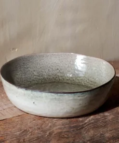 Nkuku Tableware Simi Serving Bowl - Moss Green - Large