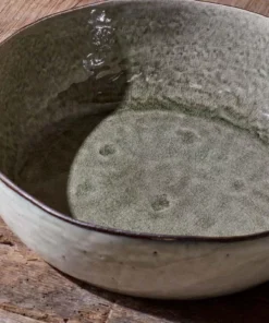 Nkuku Tableware Simi Serving Bowl - Moss Green - Small