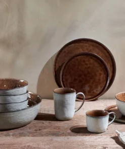 Nkuku Simi Side Plate - Earth