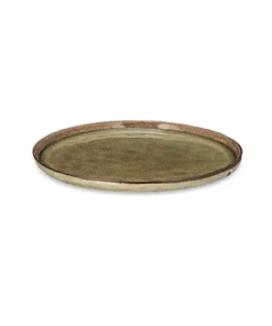 Nkuku Simi Side Plate - Moss Green - One Size Tableware 7 Nkuku Simi Side Plate - Moss Green - One Size Tableware