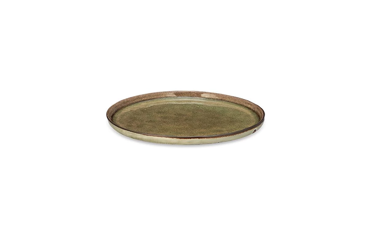Nkuku Simi Side Plate - Moss Green - One Size Tableware 5 Nkuku Simi Side Plate - Moss Green - One Size Tableware