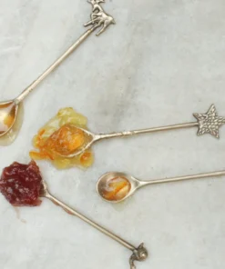 Nkuku Snail Spoon Gift Set - Antique Brass (Set Of 2)