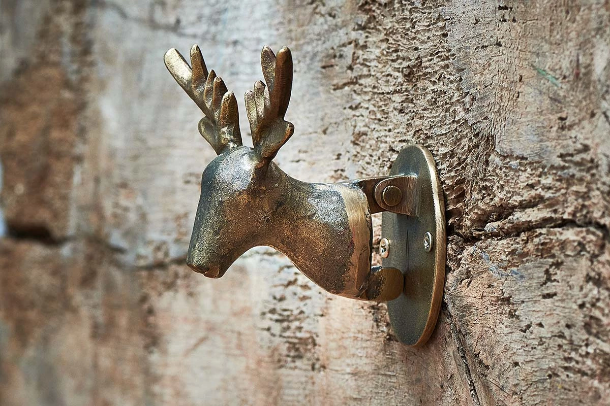 Nkuku Stag Door Knocker 4 Nkuku Stag Door Knocker