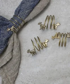 Nkuku Stag Napkin Rings