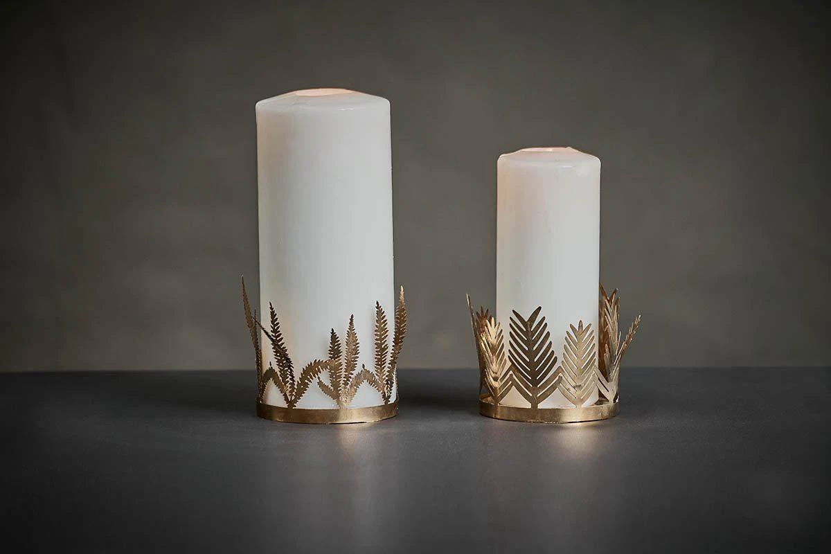 Nkuku Tabwa Fern Candle Holder 3 Nkuku Tabwa Fern Candle Holder