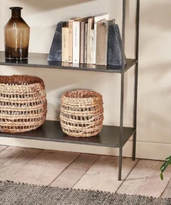 Nkuku Takua Iron Wide Standing Shelves