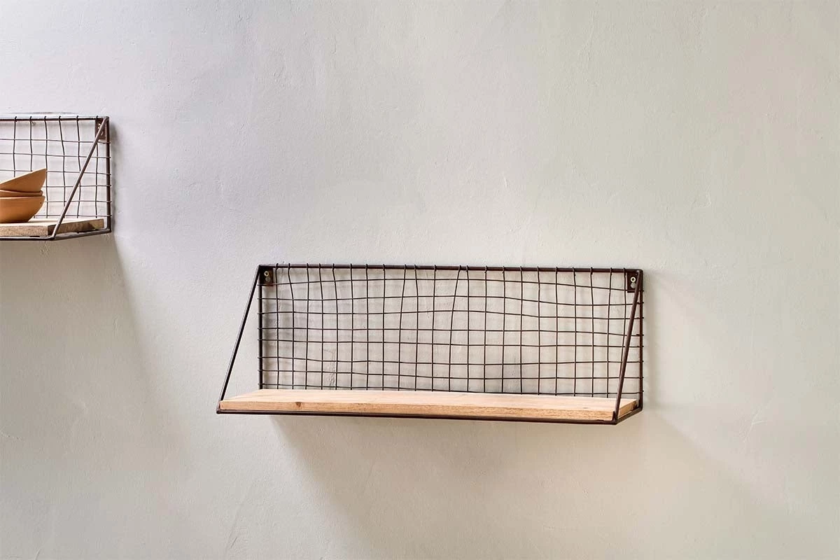 Nkuku Tamba Mango Wood Shelf - Small New Arrivals 4 Nkuku Tamba Mango Wood Shelf - Small New Arrivals