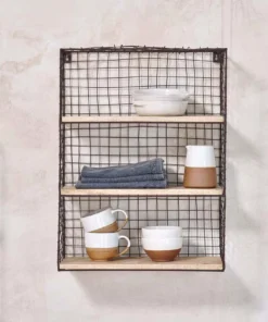 Nkuku Tamba Wall Hung Shelf
