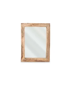Nkuku Tariku Reclaimed Wood Mirror - Small Home Accessories
