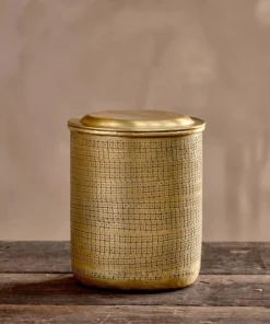 Nkuku Tembesi Etched Pot - Tall Home Accessories