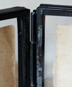 Nkuku Home Accessories Tiny Folded Danta Frame - Antique Black (Set Of 2)