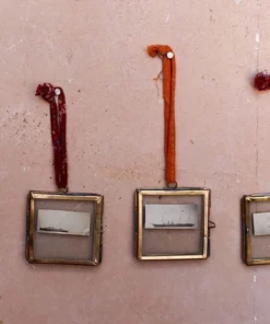 Nkuku Home Accessories Tiny Kiko Frame Antique Brass (Set Of 4)