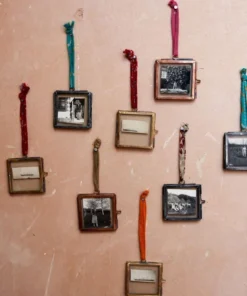 Nkuku Home Accessories Tiny Kiko Frame Antique Brass (Set Of 4)