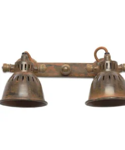 Nkuku Tubu Brass Double Spot Light 13 Nkuku Tubu Brass Double Spot Light