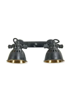 Nkuku Tubu Brass Double Spot Light 15 Nkuku Tubu Brass Double Spot Light