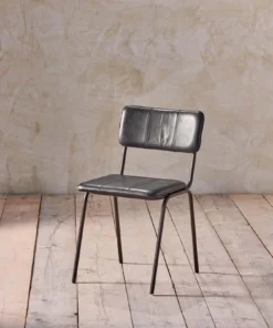 Nkuku Kitchen & Dining Room Ukari Dining Chair - Aged Black